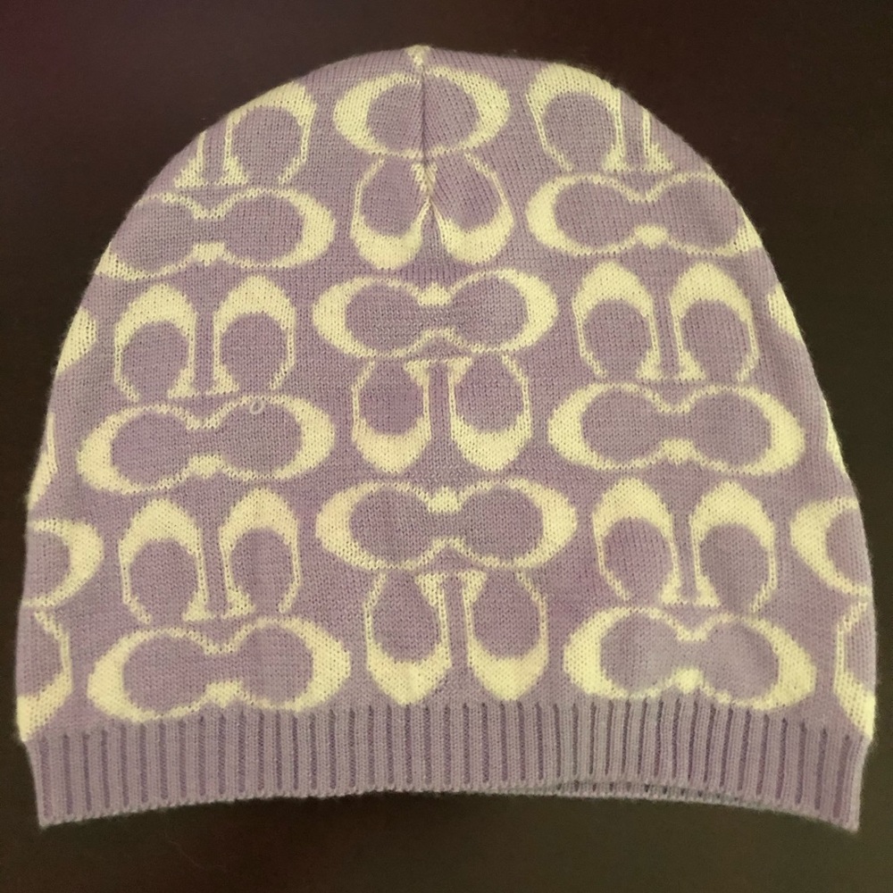Coach 100% wool hat